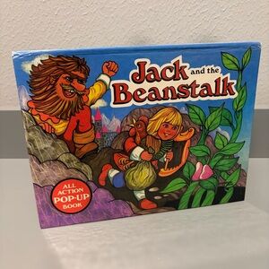 Jack And The Beanstalk Vintage Pop Up Book Atria 1984 Printed In Czechoslovakia